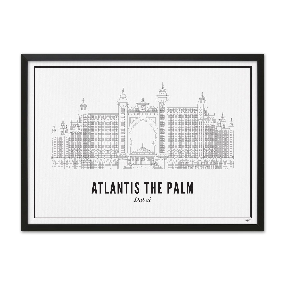 Poster van Dubai - Atlantis The Palm | WIJCK. 